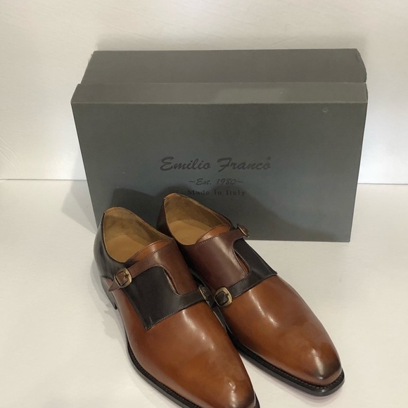 Emilio franco Other - Emilio Franco Italian leather shoes double strap